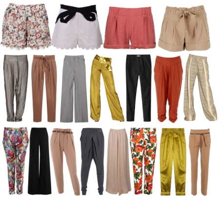 Модные брюки 2012 - разнообразие и шик